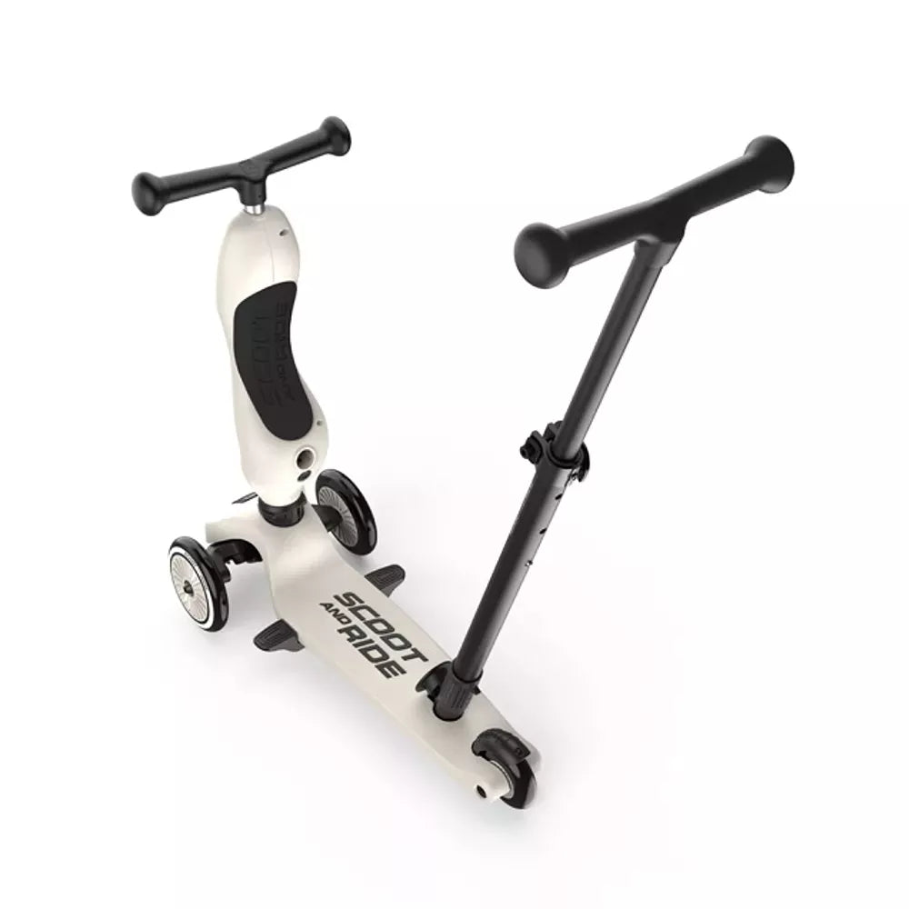 Monopattino Highwaykick 1 Push and Go Scoot and Ride Ash alzato