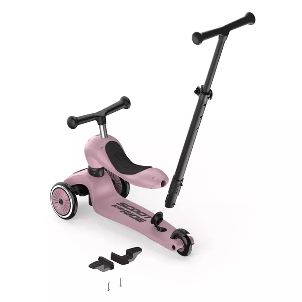 Monopattino Highwaykick 1 Push and Go Scoot and Ride Ash Wildberry Componenti