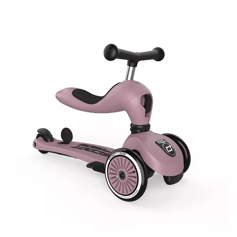 Monopattino Highwaykick 1 Push and Go Scoot and Ride Ash Wildberry senza manico