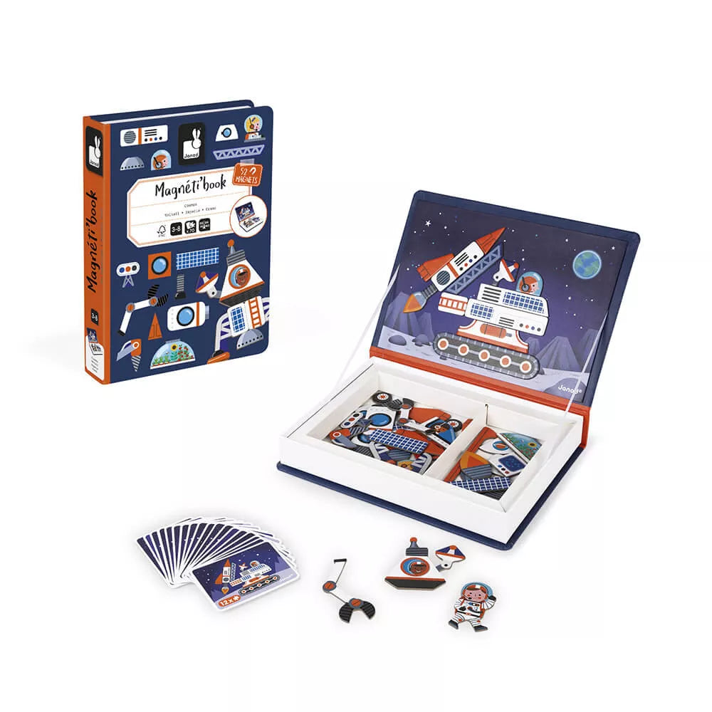 Libro Magnetico Cosmo Janod Aperto e Chiuso