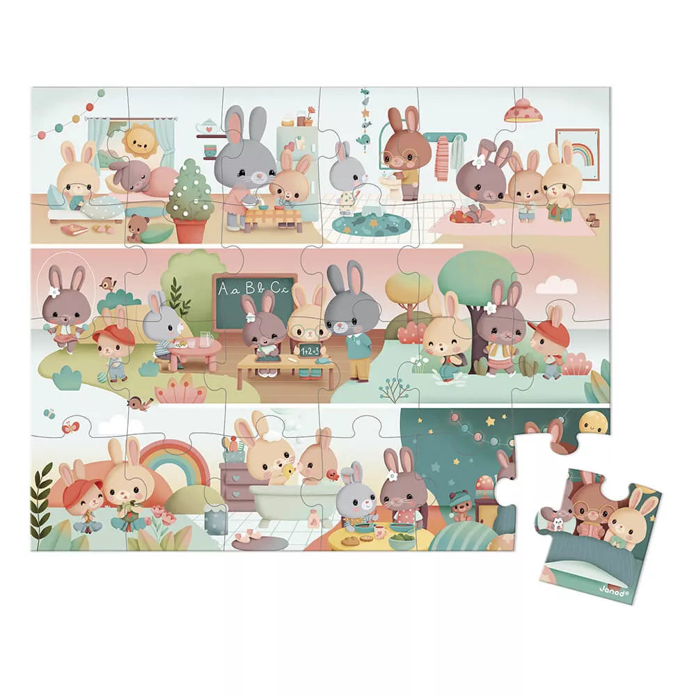 Puzzle Una Giornata 24 pezzi Janod