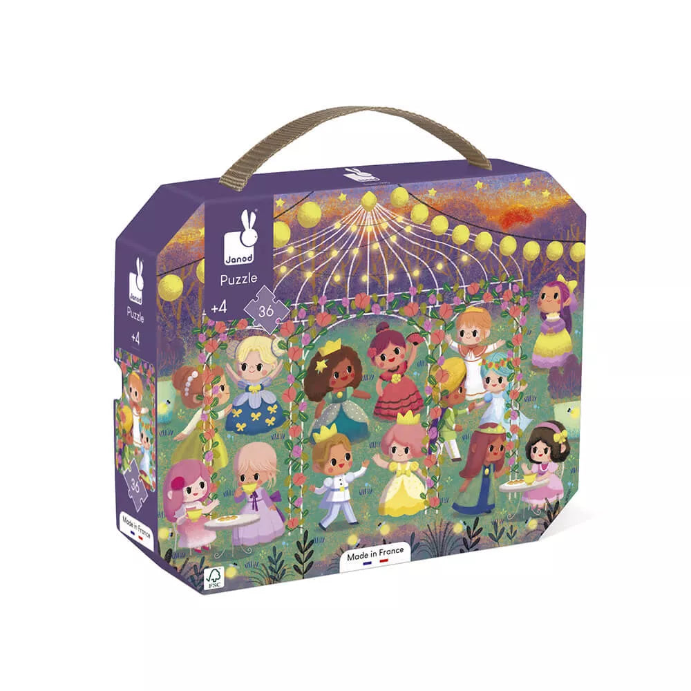 Valigetta Puzzle Principesse 36 Pezzi Janod