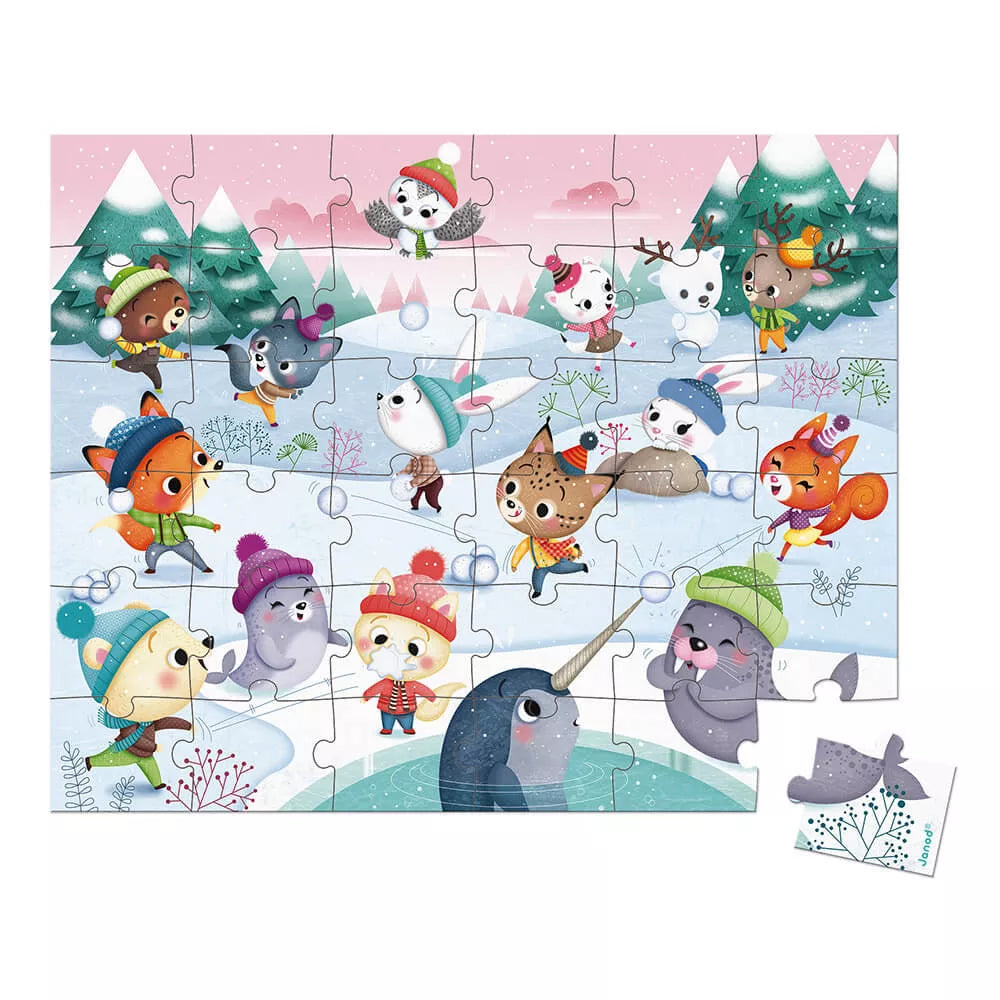 Puzzle Palla di Neve 54 pezzi Janod
