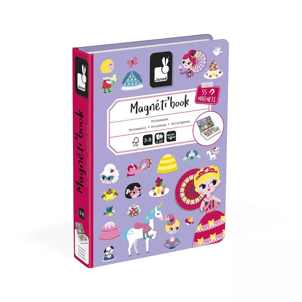 Libro Magnetico Principesse Janod Chiuso