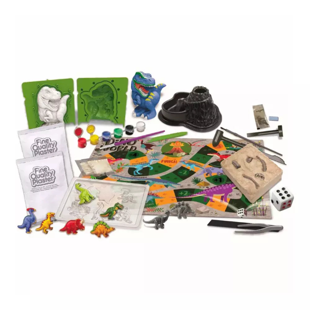 Contenuto del Kit STEM Il Mondo dei Dinosauri 4M