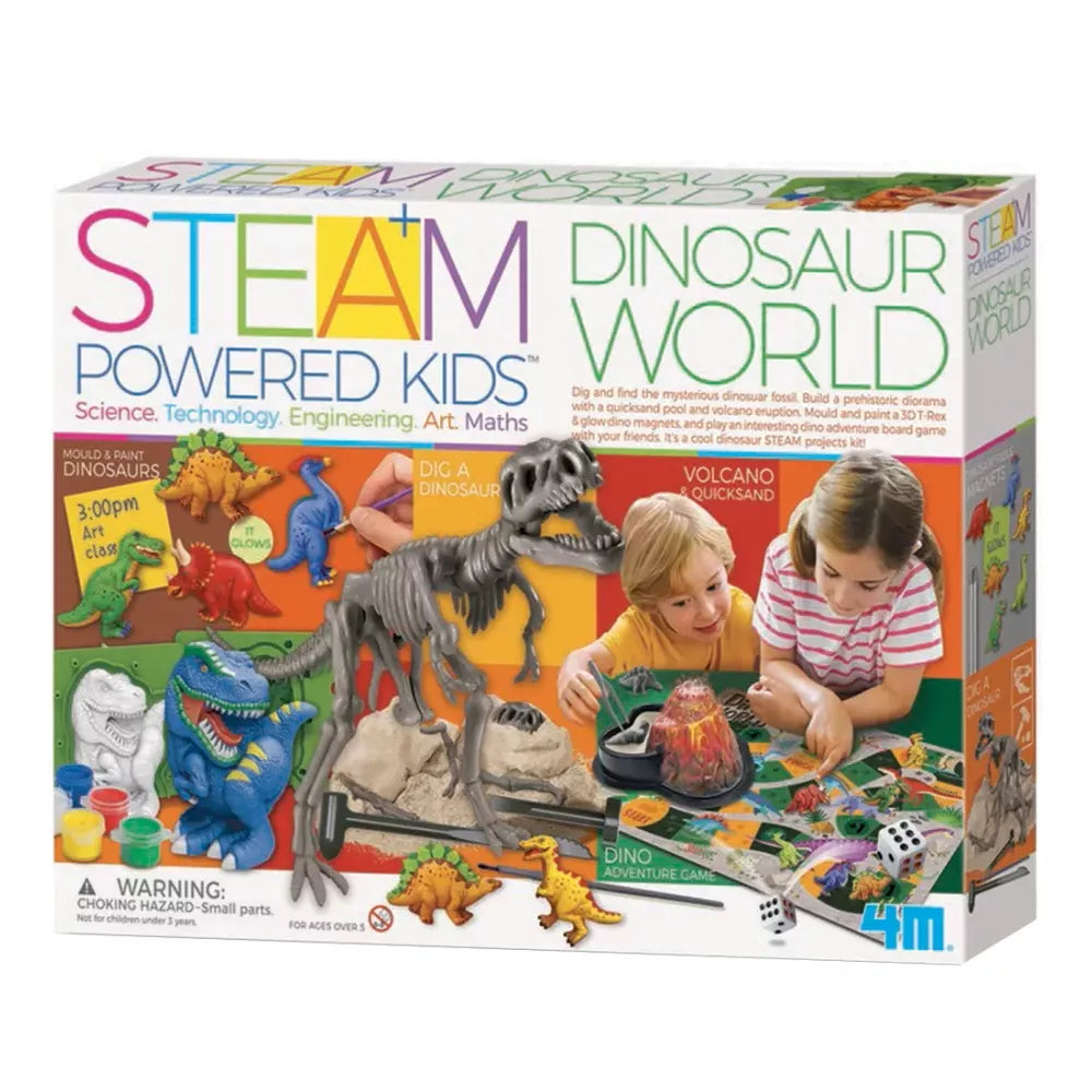 Kit STEM Il Mondo dei Dinosauri 4M Confezione