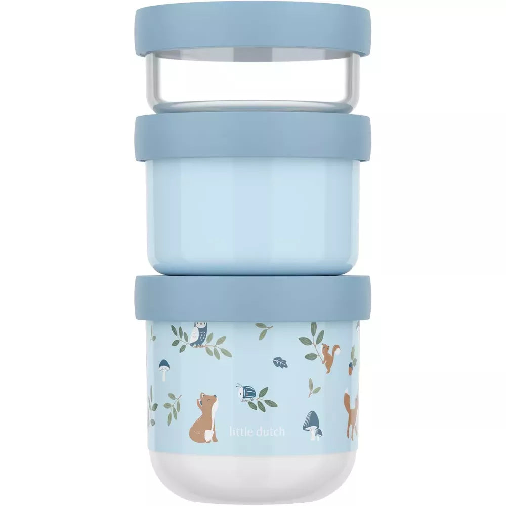 Set Snack Box Little Dutch Forest Friends di fronte