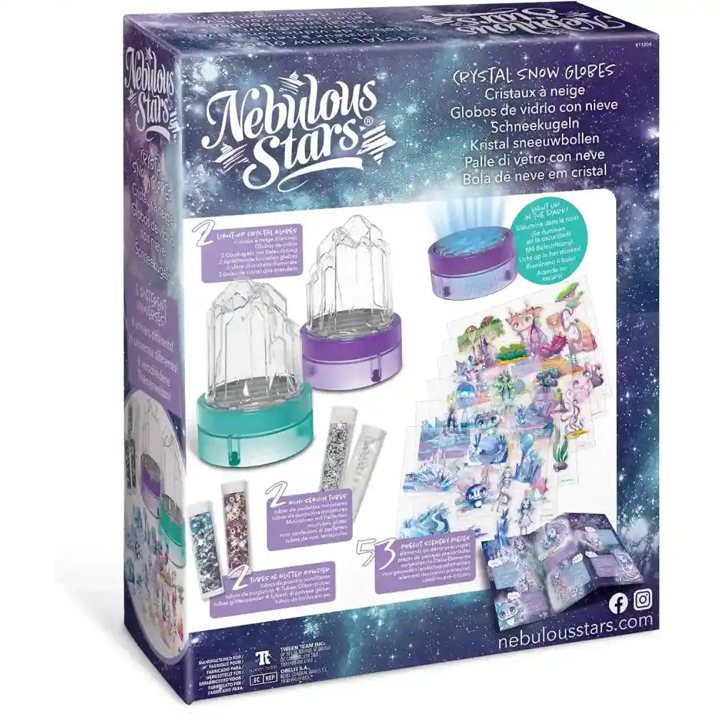 Retro confezione Set Realizza Sfere di Neve Nebulous Stars