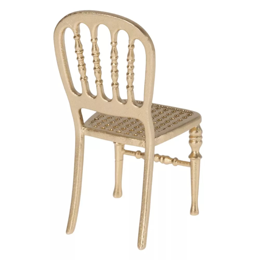 Retro della Sedia Oro Topo Maileg