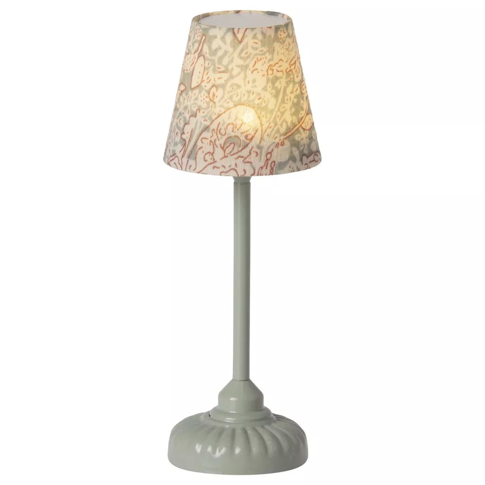 Lampada Menta Topo Maileg accesa