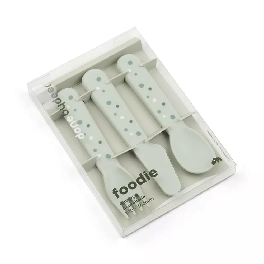 Set Posate Foodie Done by Deer Verde confezione