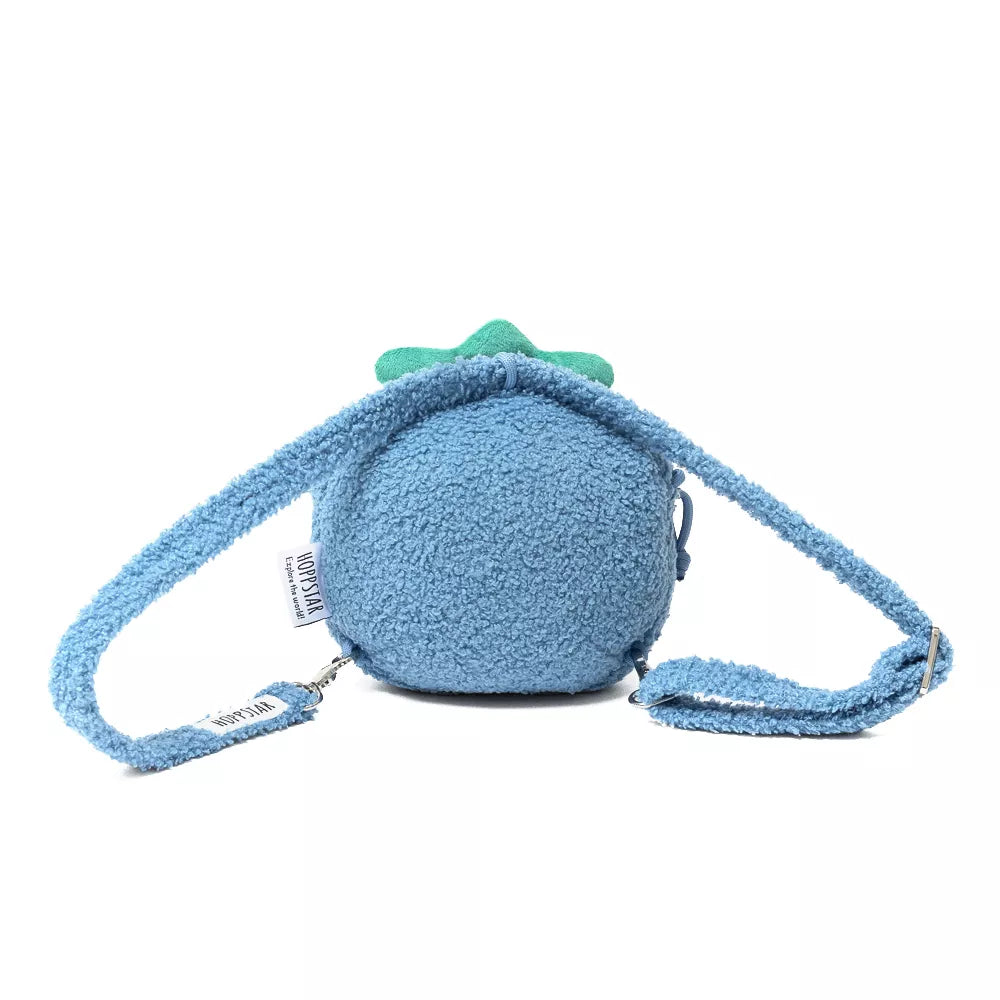 Borsa Cheeky Fruits Hoppstar Blubelle con tracolla fissata in versione zaino