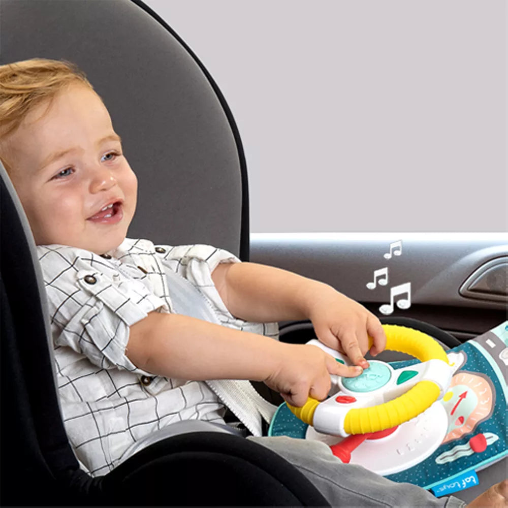 Bambino Gioca nel Passeggino con il Volante Koala Taf Toys