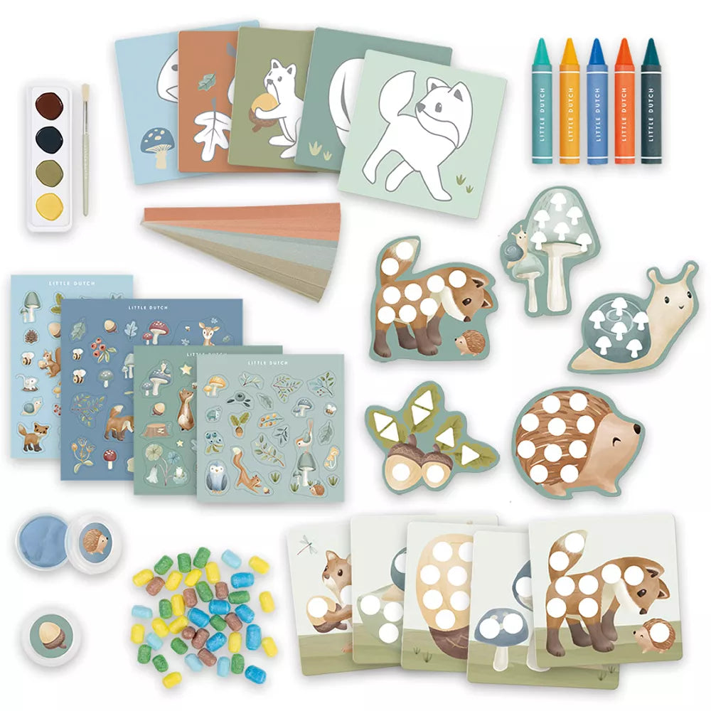 Box Creativa Little Dutch Forest Friends contenuto della confezione