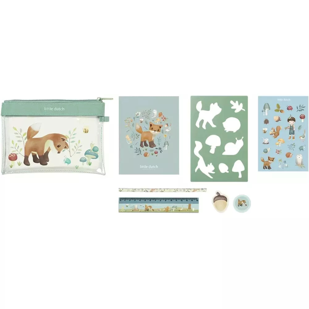 Set Cancelleria Little Dutch Forest Friends contenuto della confezione