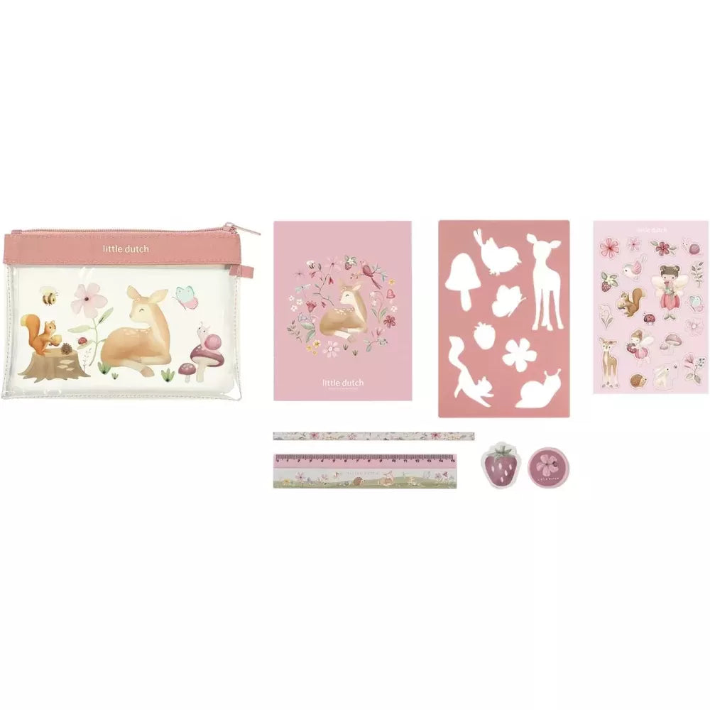 Set Cancelleria Little Dutch Fairy Garden contenuto della confezione