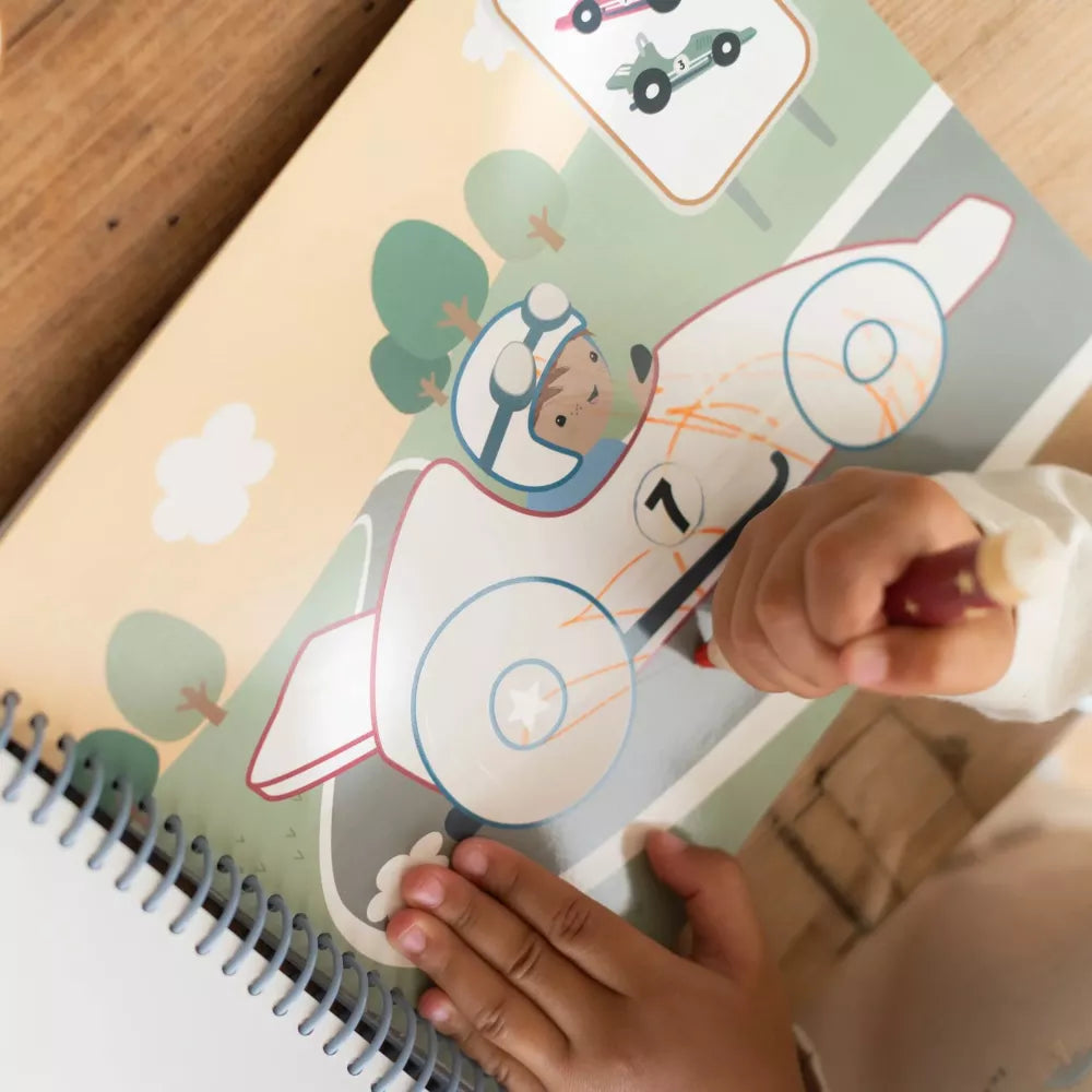 Bambino colora il Libro da Colorare Magico Jim Little Dutch