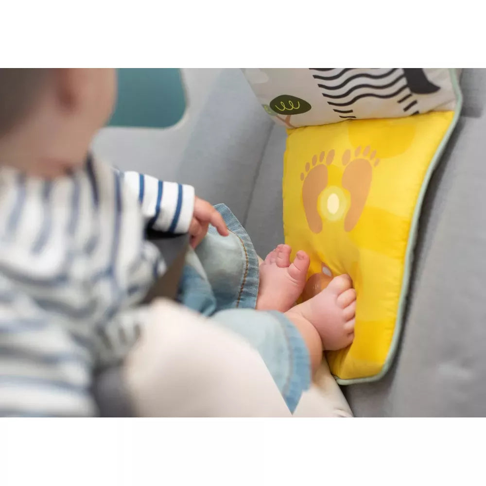 Dettaglio parte musicale del Gioco da Calciare Savana per Auto Taf Toys