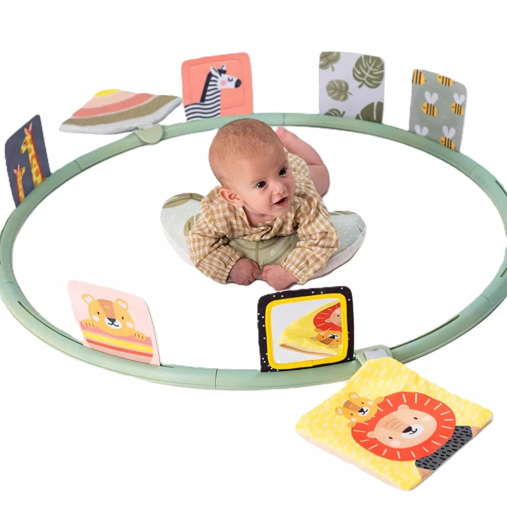 Taf Toys Puzzle Forme Da Incastrare In Legno E Silicone - Gioco Montessori Con 4 Forme E 2 Tessere - Per Bambini Dai 18 Mesi - 6