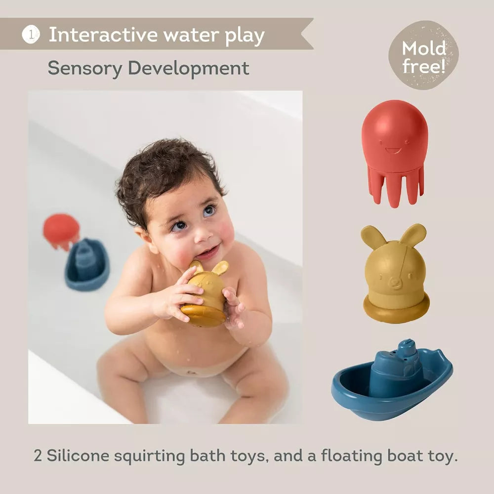 Giochi galleggianti inclusi nel Set Giochi Bagnetto Taf Toys