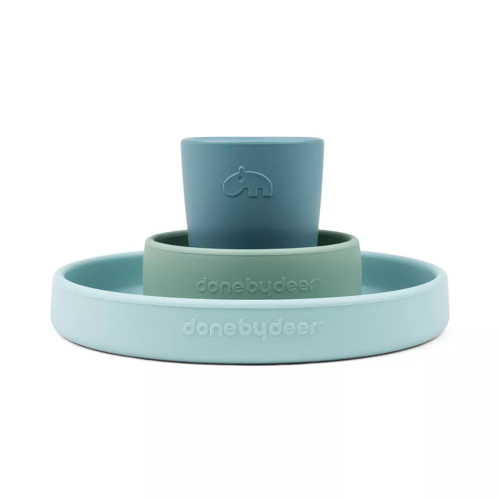 Set Pappa in Silicone Tasty Done by Deer Blu impilato