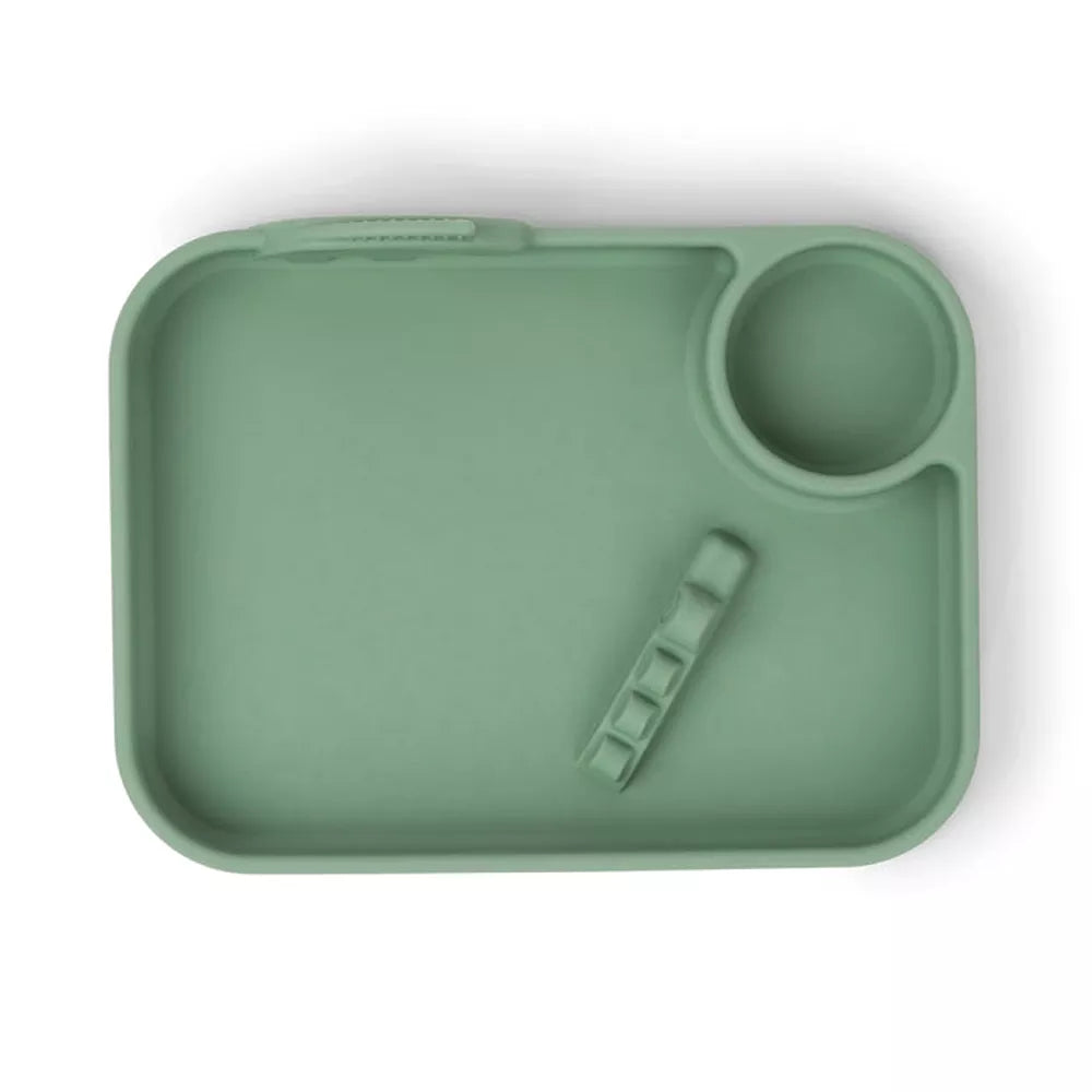 Piatto con Scomparti Peekaboo Done by Deer Verde