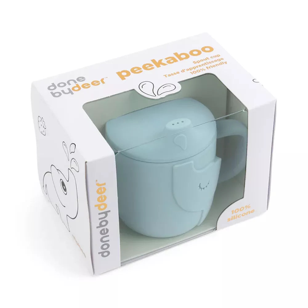 Tazza con Beccuccio Peekaboo Done by Deer Blu confezione