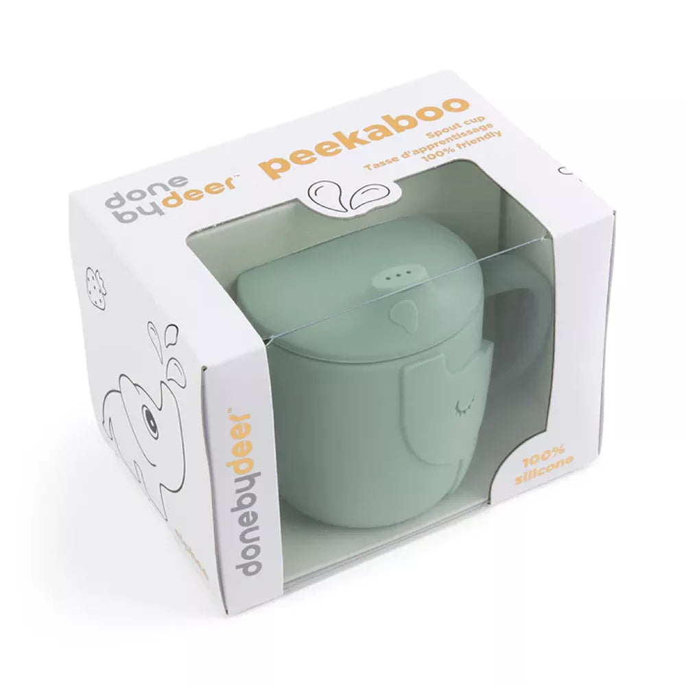 Tazza con Beccuccio Peekaboo Done by Deer Verde confezione