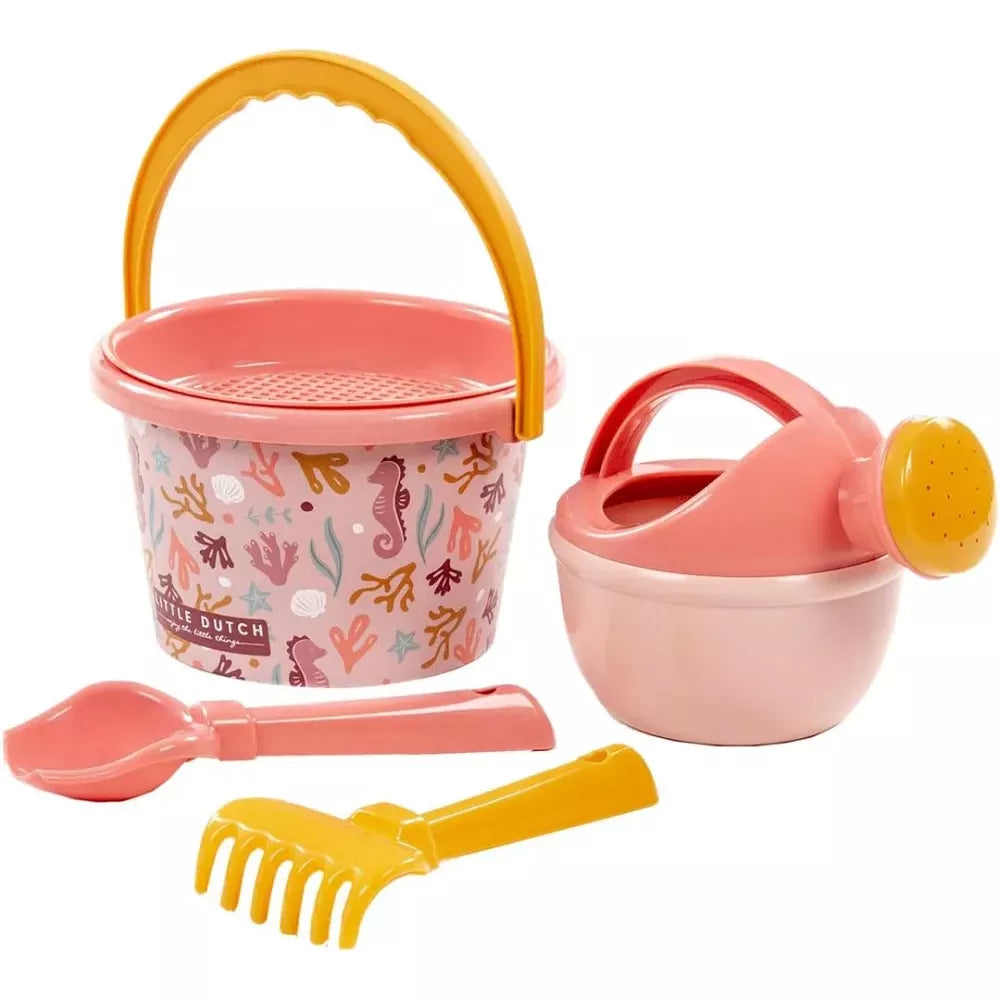 Set da Spiaggia Little Dutch Rosa