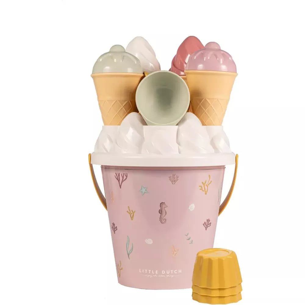 Set da Spiaggia Gelati Rosa Little Dutch