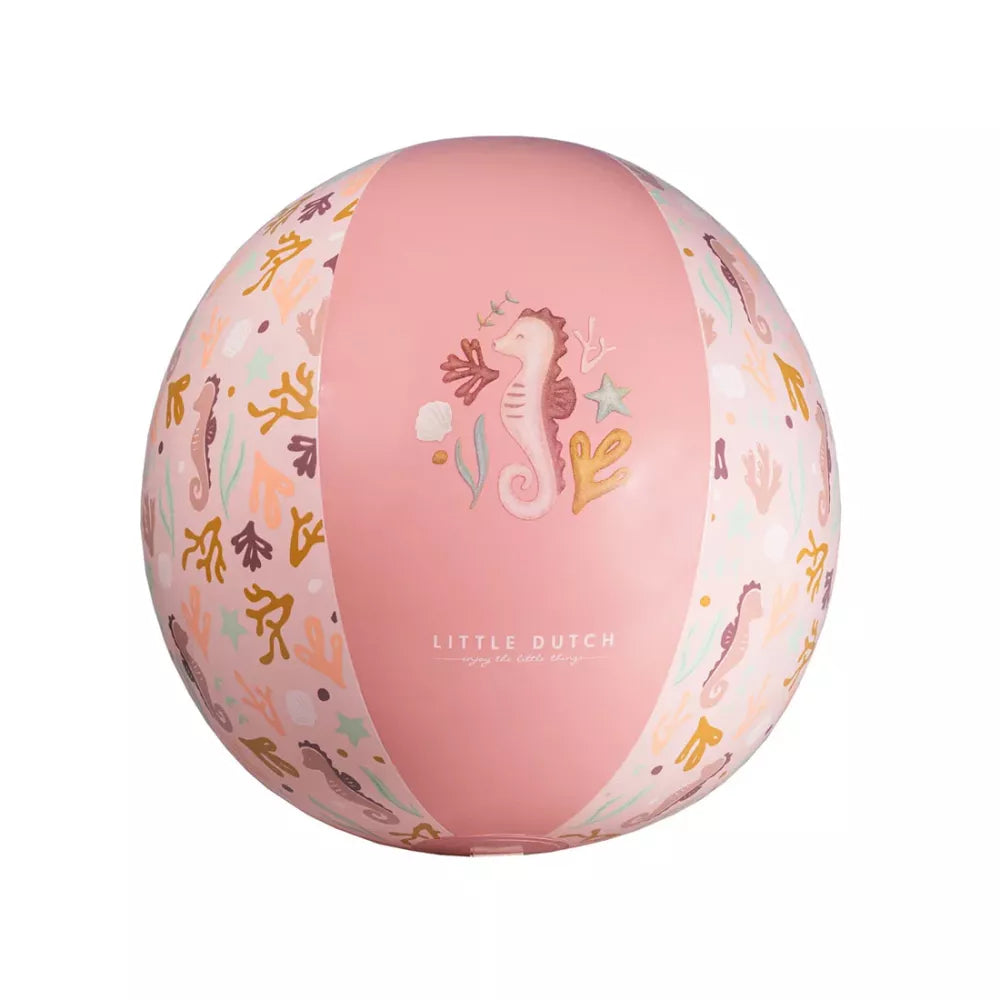 Palla da Spiaggia Little Dutch Ocean Dreams Pink