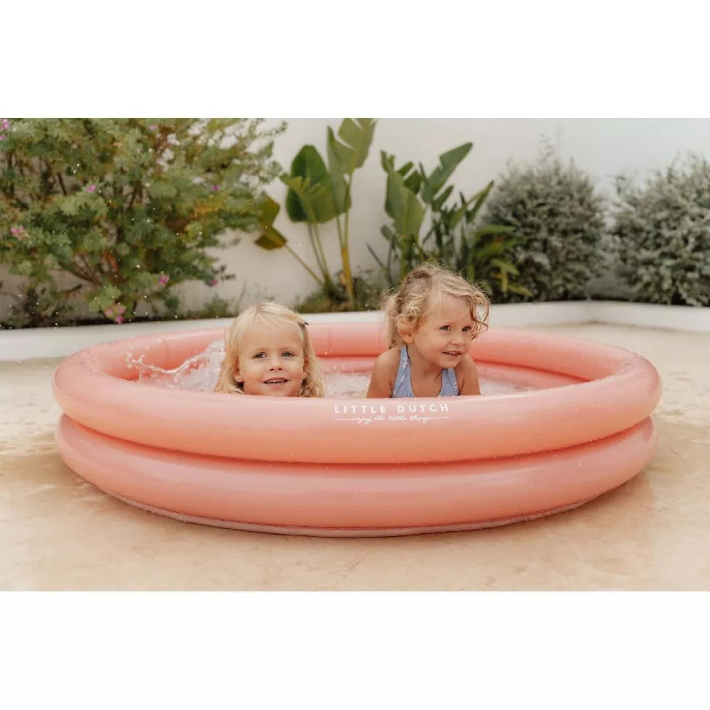 Bambine in Piscina Gonfiabile Little Dutch 150 cm Ocean Dreams Pink