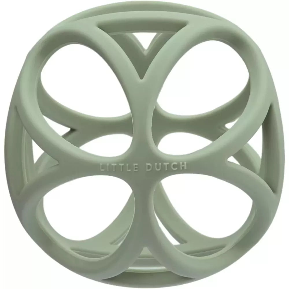 Pallina da Afferrare in Silicone Little Dutch Verde