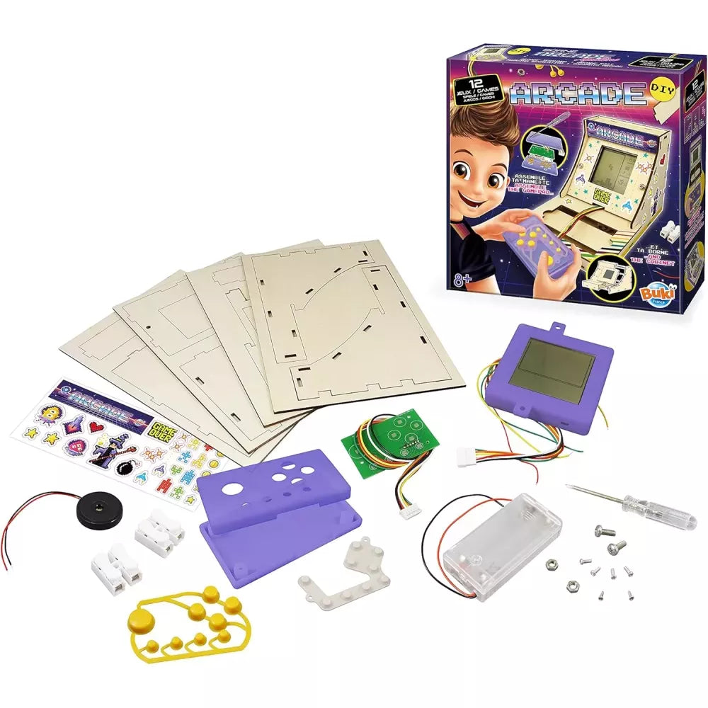 Contenuto Arcade Elettronico da Costruire Buki