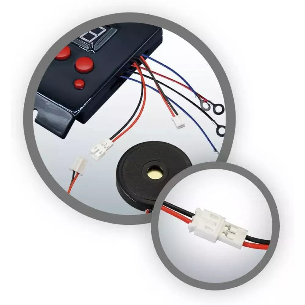 Dettaglio componenti elettroniche del Flipper Elettronico da Costruire Buki