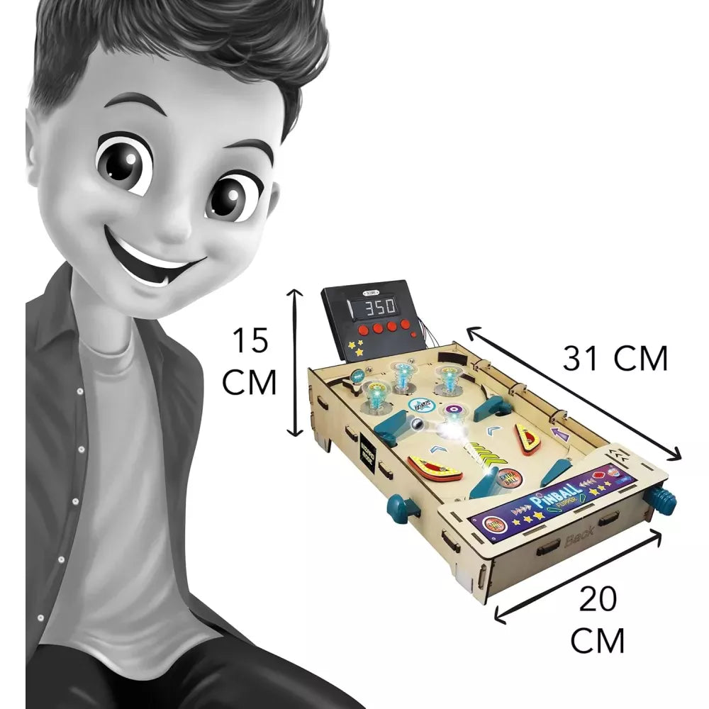 Dimensioni Flipper Elettronico da Costruire Buki