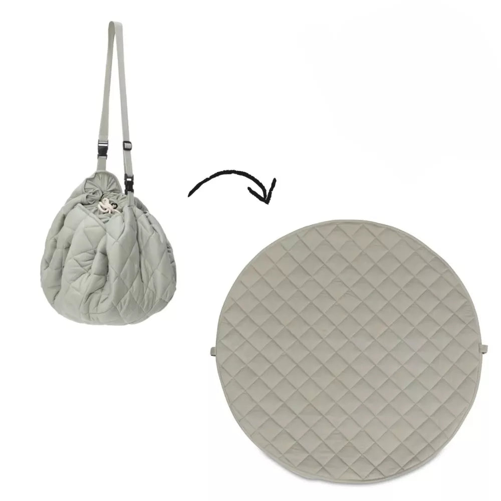 Tappeto Gioco Organic Soft Play&Go Meadow Green esempio