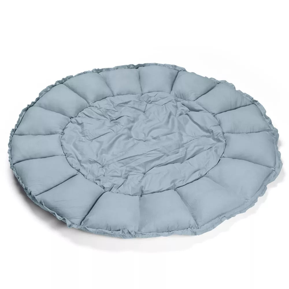 Tappeto Gioco Bloom Play&Go Dusty Blue steso