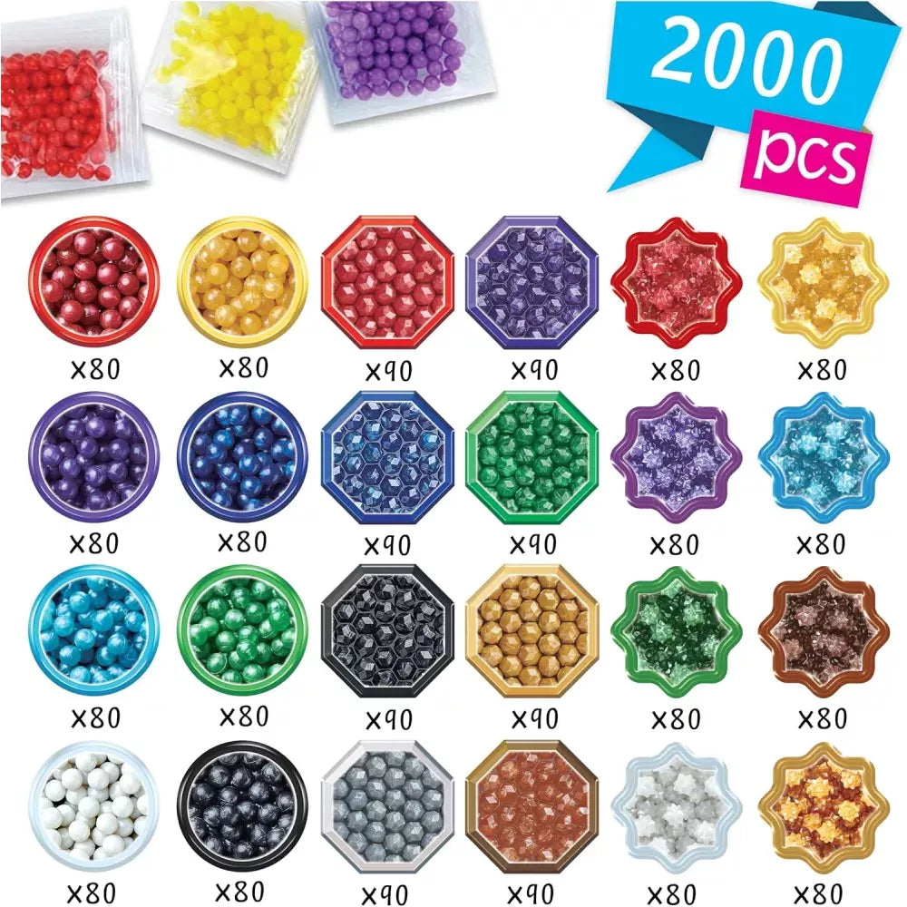Set Perline Luccicanti Aquabeads perline contenute