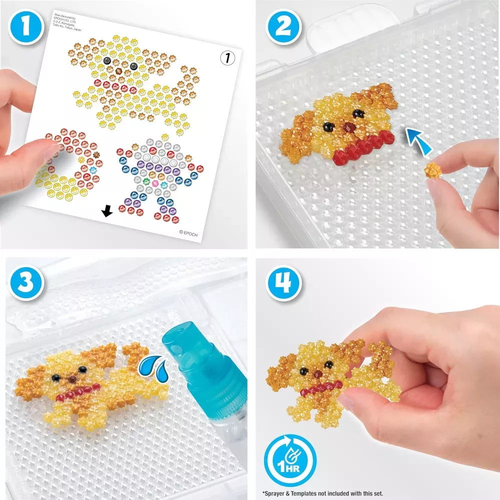 Set Perline Luccicanti Aquabeads come realizzare una creazione
