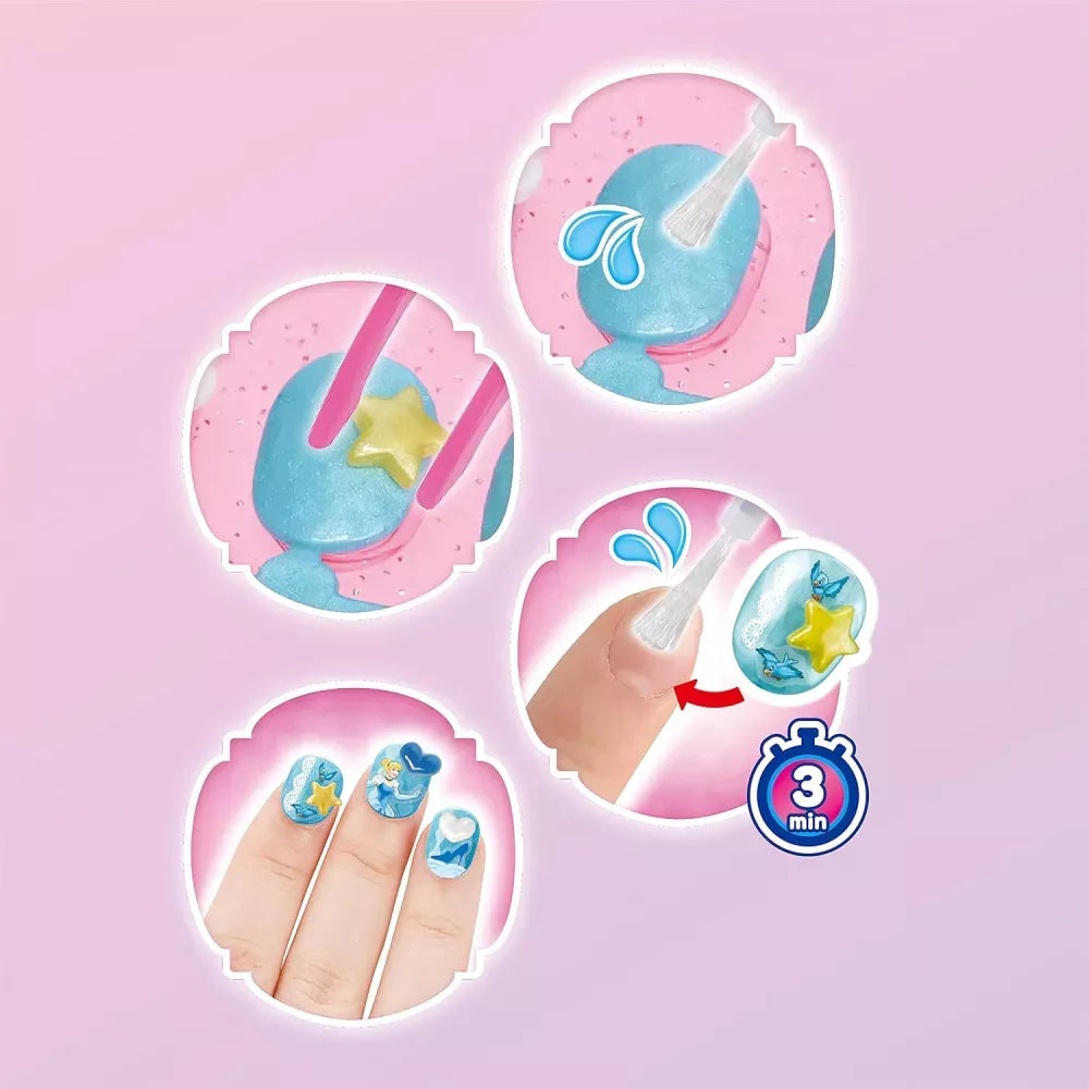 Nail Studio Principesse Disney Aquabeads come applicare le unghie