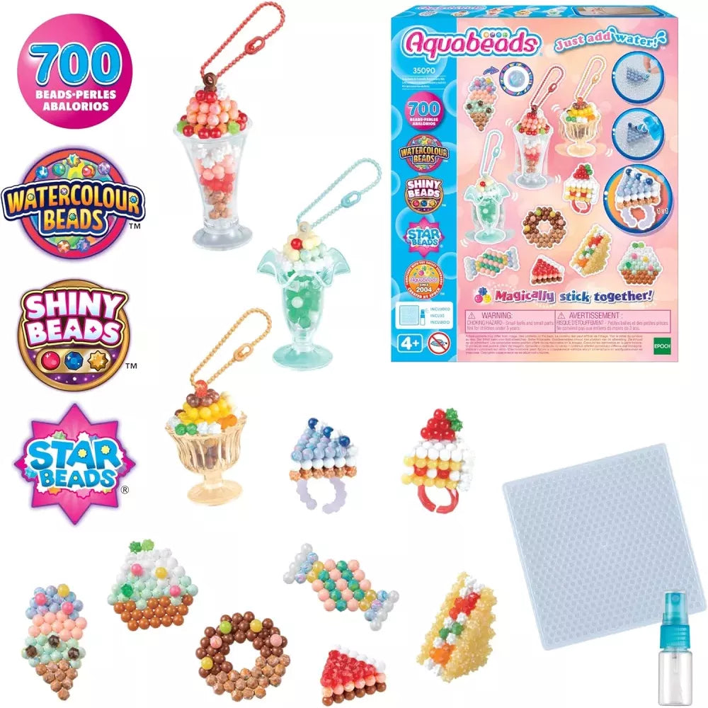 Set Accessori Dolcetti e Frappè Aquabeads contenuto