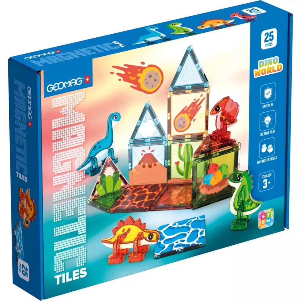 Set Dinosauri Magnetic Tiles Geomag