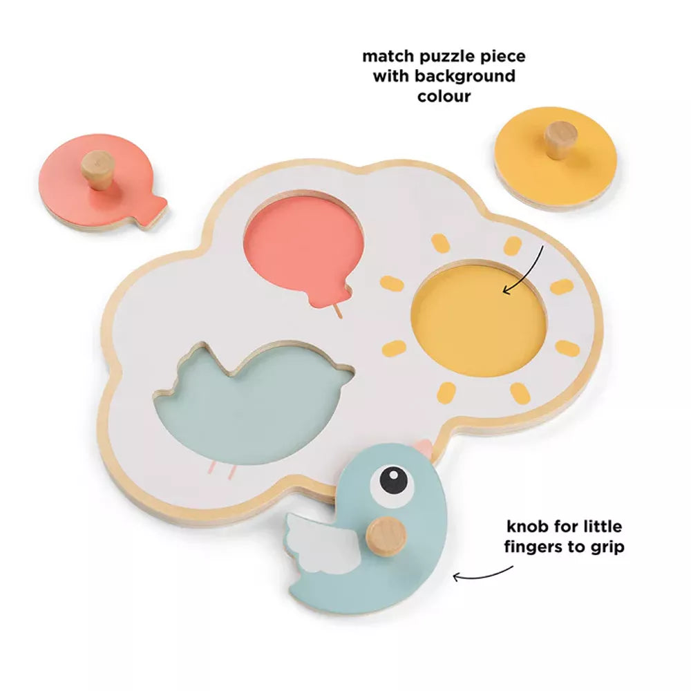 Puzzle a Incastro Happy Clouds Done by Deer dettaglio