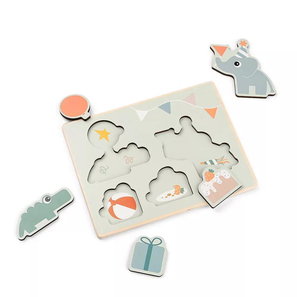 Puzzle a Incastro Done by Deer Celebration con componenti fuori dagli incastri