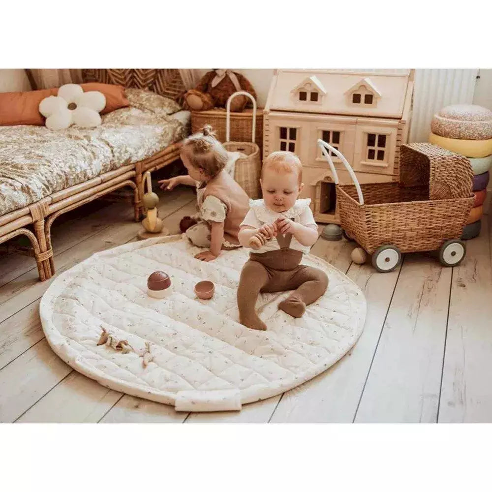 Tappeto Gioco Organic Soft Play&Go Moon in cameretta