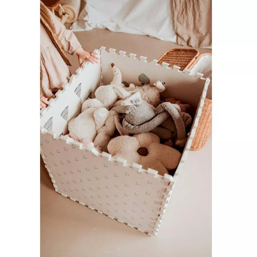 Tappeto Puzzle Eevaa Play&Go 180x180 Numeri usato come contenitore