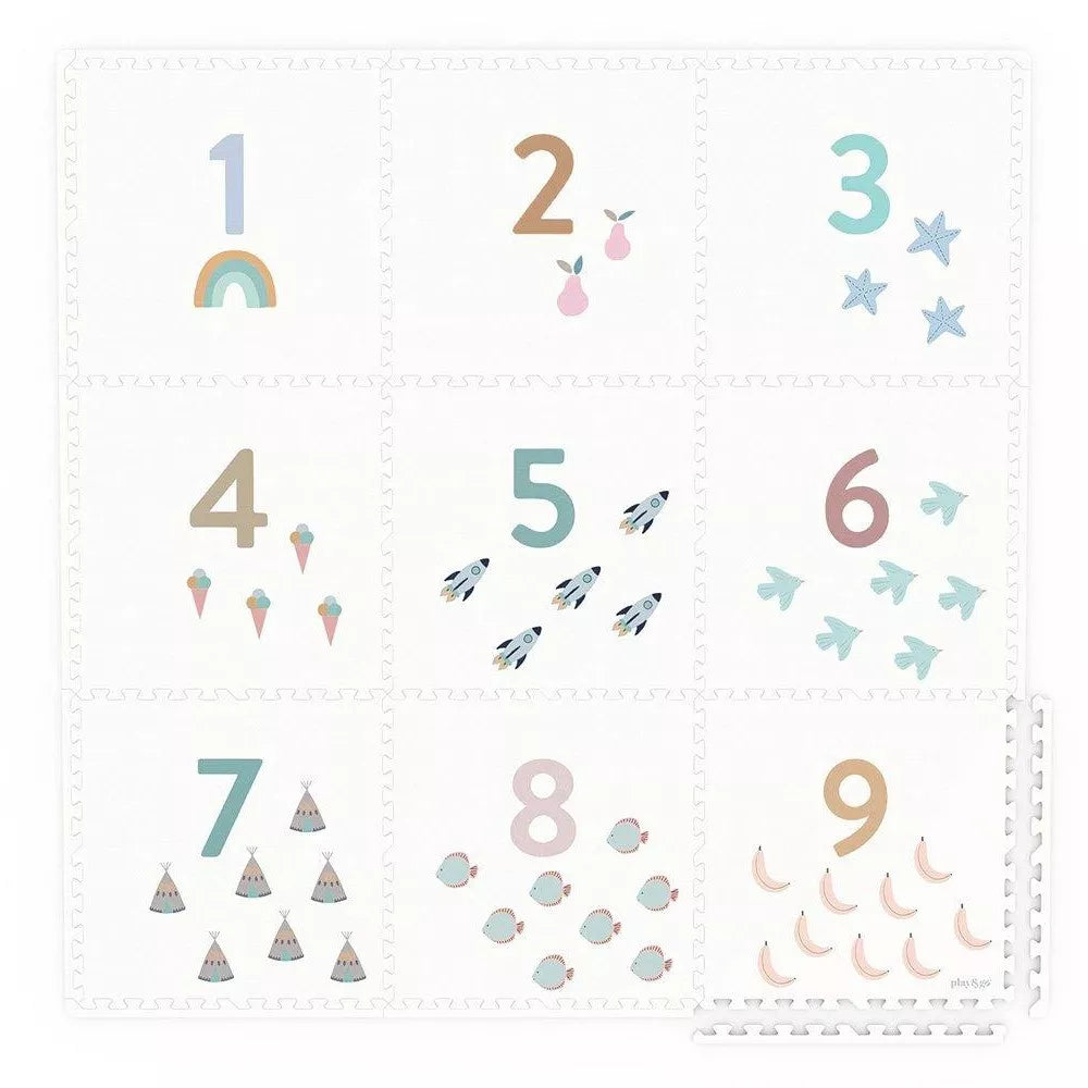 Tappeto Puzzle Eevaa Play&Go 180x180 Numeri