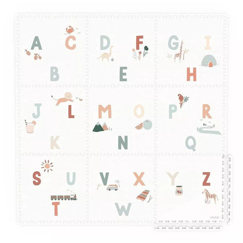 Tappeto Puzzle Eevaa Play&Go 180x180 Alfabeto