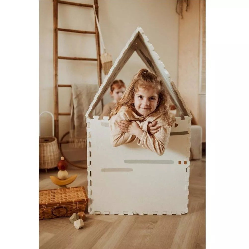 Tappeto Puzzle Eevaa Play&Go 120x180 Fattoria casetta